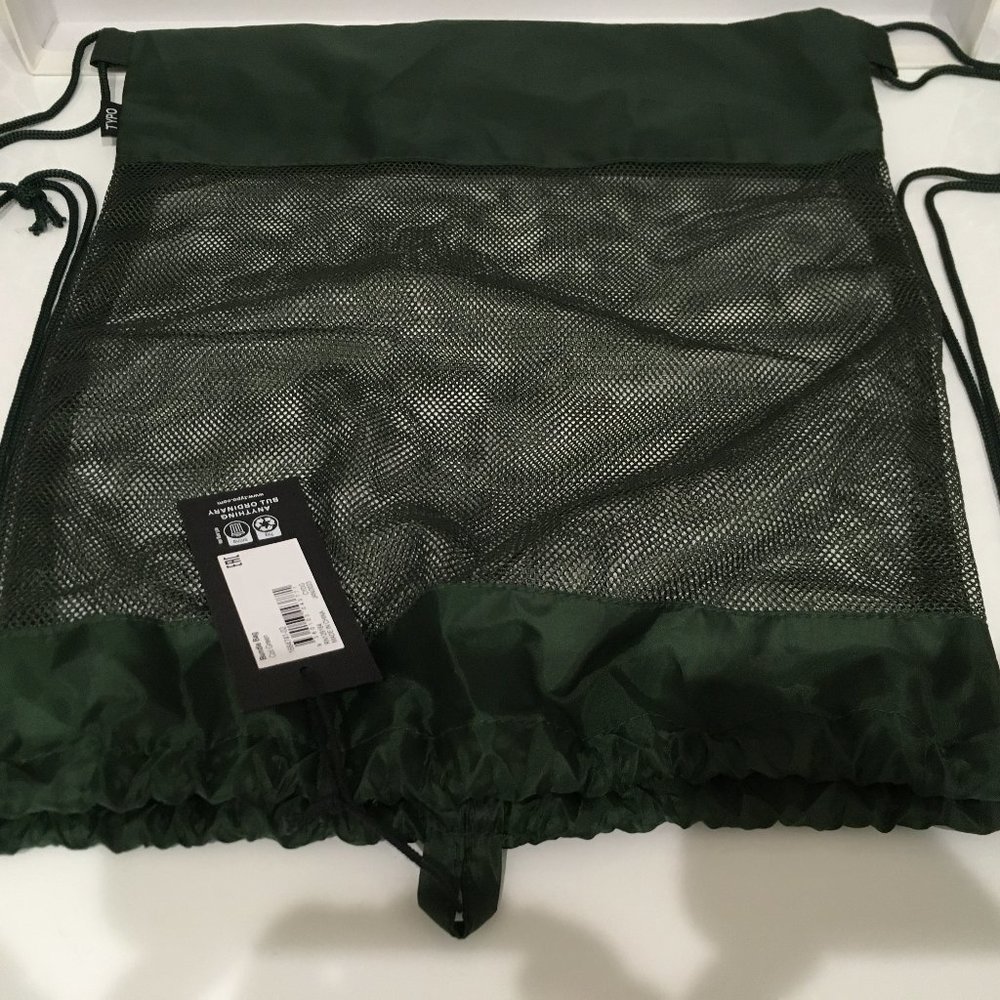Typo Mesh Cinch Bag NEW